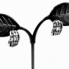 Skeleton Hand Design RVS oorbellen