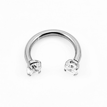 RVS Hoefijzer Septum-Tragus-Helix-Kraakbeen-Oorbel Piercing