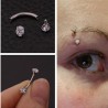 RVS Banane Staaf - Wenkbrauw Piercings - Gebogen Barbell