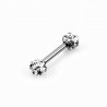 RVS - Strass Oor Piercing - Barbell - Kraakbeen - Tragus - Helix - Labret