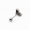 RVS Hart Oorbel - Helix Oorpiercing - Tragus - Kraakbeen