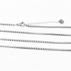 Roestvrijstalen Ketting + Levensboom Medaillon