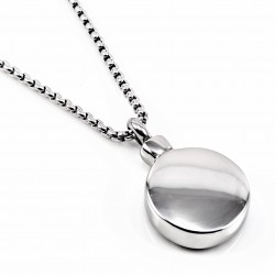 Roestvrijstalen Ketting + Levensboom Ash Hanger