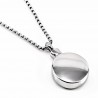 Roestvrijstalen Ketting + Levensboom Ash Hanger