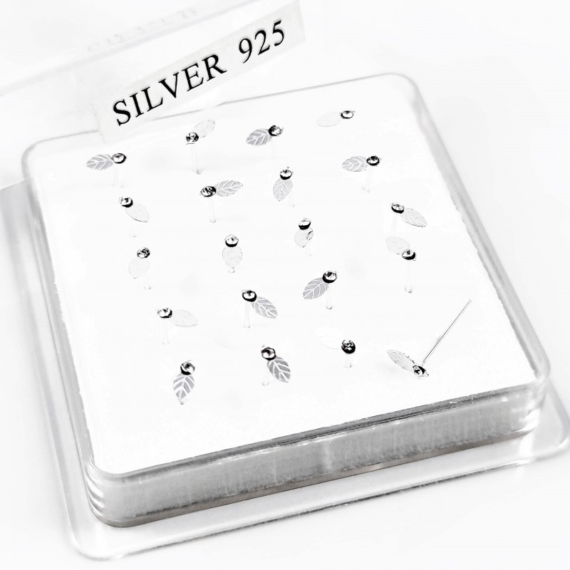 Bladje Neuspiercing van 925 Sterling Zilver Bladje Neuspiercing van 925 Sterling Zilver