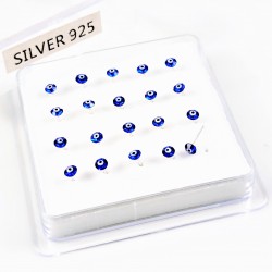 Turkse Oog Neuspiercing van 925 Sterling Zilver