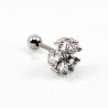 RVS Bloemoorbel Vijf Bloemblaadjes - Tragus - Kraakbeen - Helixpiercing