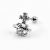 RVS Heilige Hart Van Jezus Oorbel - Tragus - Kraakbeen - Helixpiercing