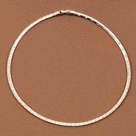 Xuping Choker Ketting Roségoudkleurig