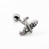 RVS Vliegtuig Oorbel - Tragus - Kraakbeen - Helixpiercing