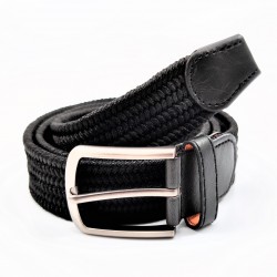 Canvas Stretch Riem Zwart