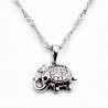 Gerhodineerd XUPING Ketting met Olifant hanger