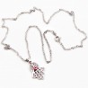Ketting + Hand van Fatima met Rood Turks Oog