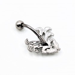 Roestvrij Staal Hart Tribal Navelpiercing