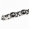 Roestvrijstalen Heren Armband met Schedels