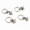 RVS Punk Tepelpiercing met Spikes-Hanger