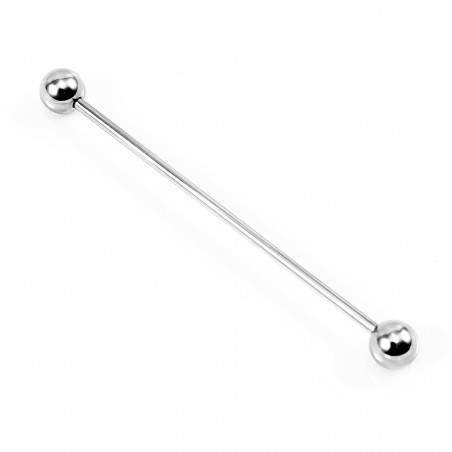 Zilverkleurige Stalen Industrial Barbell