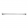 Zilverkleurige Stalen Industrial Barbell