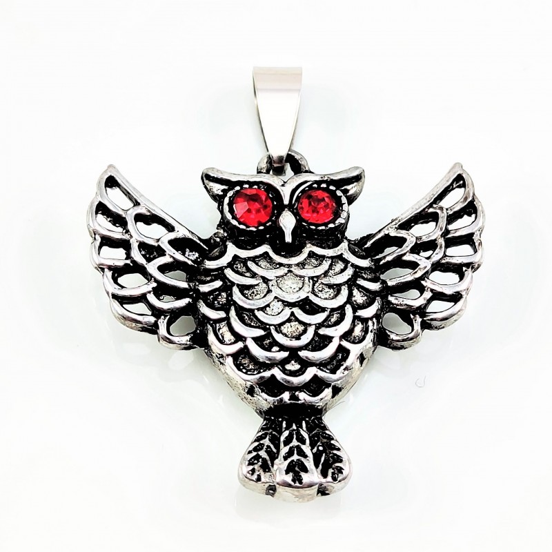 Roestvrij Stalen Uil Hanger Vintage-Design Roestvrij Stalen Uil Hanger Vintage-Design