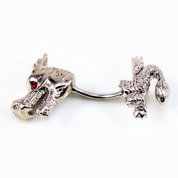 Roestvrij Stalen Draak Navelpiercing