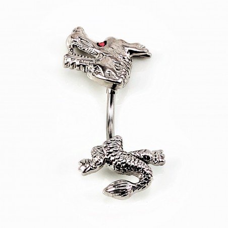 Roestvrij Stalen Draak Navelpiercing