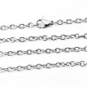 Roestvrij Stalen Dames Ketting + Lelie Bloem Hanger