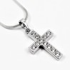 Xuping Gerhodineerd Dames Ketting + Kruis Hanger