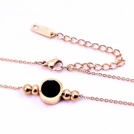 Roségoudkleurig Vergulde Dames Ketting Roestvrij Stalen