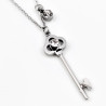 Roestvrij Stalen Dames Ketting met Sleutel Hanger