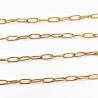 Goudkleurige Stalen Dames Ketting met Kapittelslot en Hart Hanger