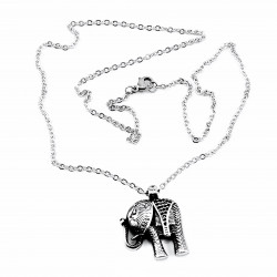 Roestvrij Stalen Ketting met Geluks Olifant Hanger