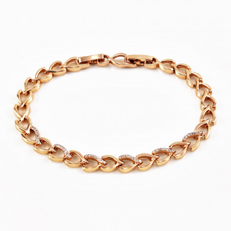 Dames XUPING Rosé Vergulde Hart Tennisarmband