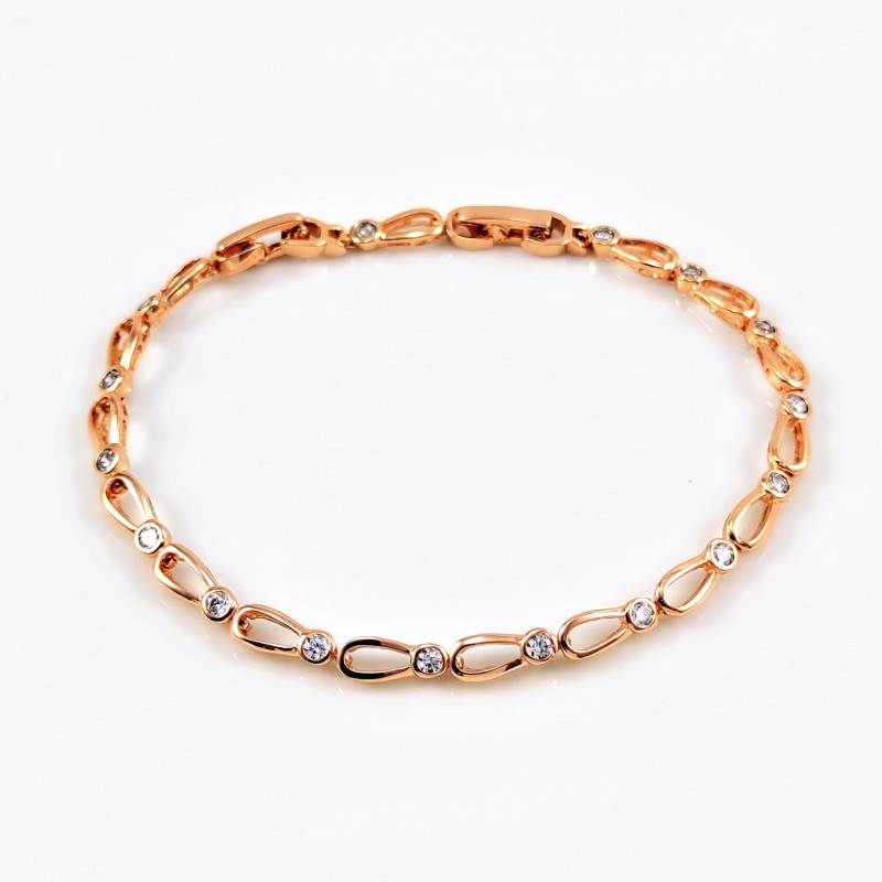 Dames XUPING Rosé Vergulde Tennisarmband