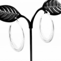 ∅34mm Oorbellen Dames - Roestvrij Stalen - Oorringen Spiralen Ontwerp