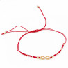 Rood Touw Geluksarmband - Enkelbandje - Kristallen Kralen - Infinity Symbool