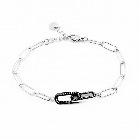 Roestvrij Stalen Dames Paperclip-Schakels Armband