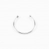 S925 Sterling Zilver Neuspiercing Ring "C" Vorm