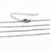 Dames Roestvrij Stalen Ketting met Klassieke Kristal Hanger