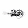 60cm x 3mm Ketting + Anker Hanger Adelaar en Roer Heren - Roestvrij Stalen