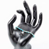 Armband Turquoise Kristallen - RVS Levensboom Hanger
