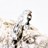 Zilverkleurige Stalen Schakel-Armband Dames Bangle