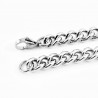 Roestvrij Stalen Cubaanse Ronde Schakelarmband Dames - Heren
