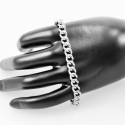 Roestvrij Stalen Cubaanse Ronde Schakelarmband Dames - Heren