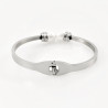 VISSON Bangle - Dames Armband met Parels - Roestvrij Staal