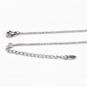 Dames XUPING Rhodium Plated Ketting - Hemelsblauw Turkse Ogen