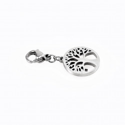 RVS Charm Levensboom Hanger voor Armbanden - Kettingen