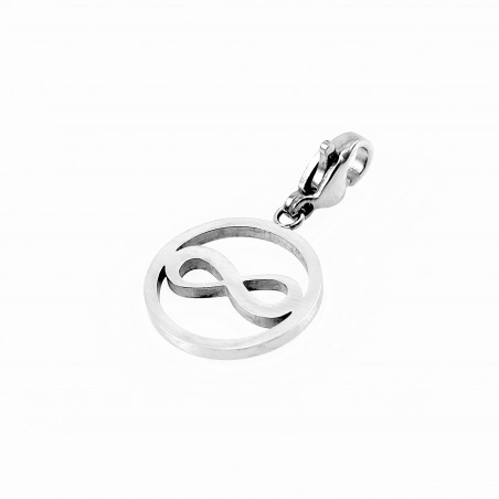 RVS Charm Oneindigheid Hanger voor Armbanden - Kettingen