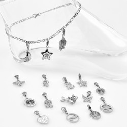 RVS Charm Hond Hanger voor Armbanden - Kettingen