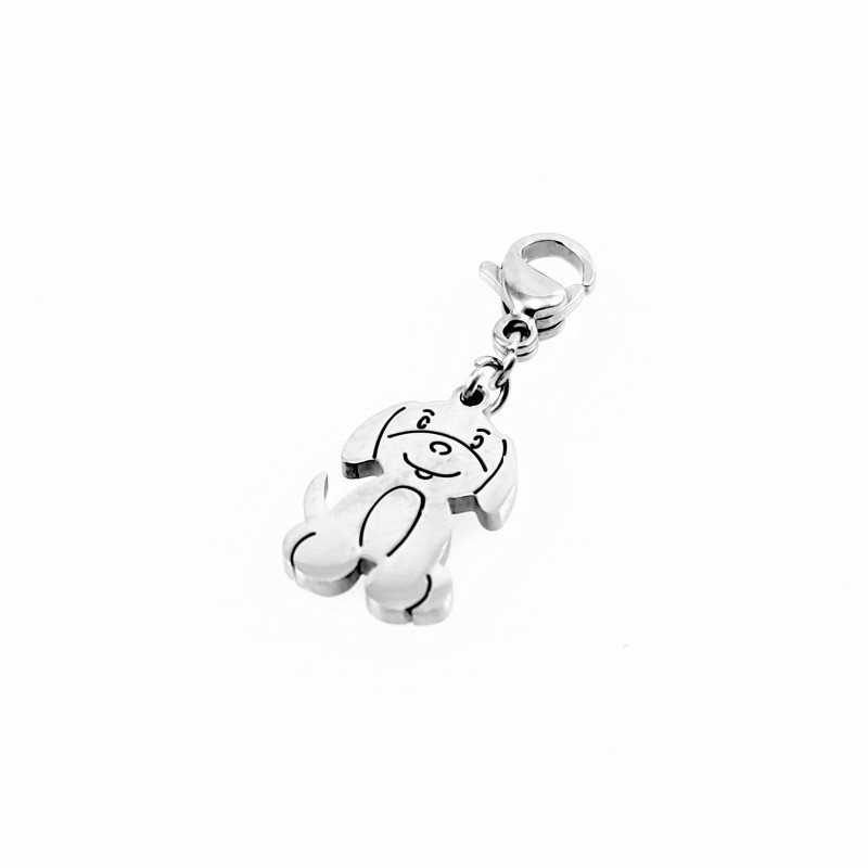 RVS Charm Hond Hanger voor Armbanden - Kettingen