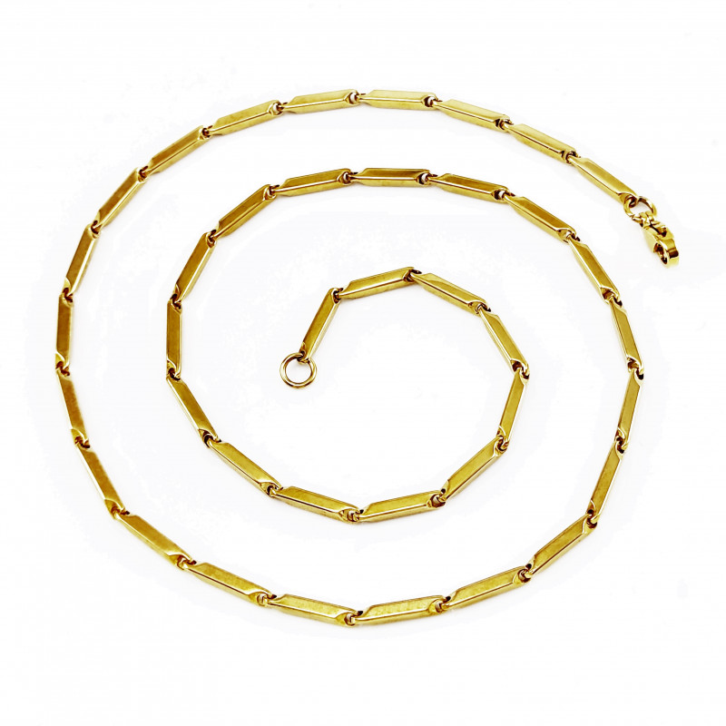 HSWYFCJY Venetiaanse halsketting voor dames en heren, roestvrij staal, zilver, goud en zwart, boxketting, 2/2,5/3/4 mm briolette ketting, linksketting, lengte 46/50/60/60/61/61 cm, 3mm-45cm, Roestvrij